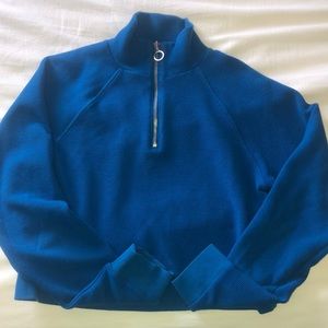 forever21 blue cropped top *gently used
